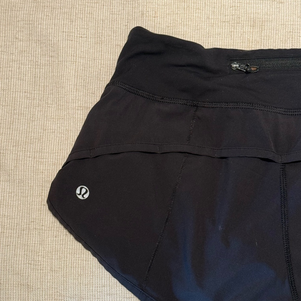 lululemon athletica Women's Black Athletic Shorts